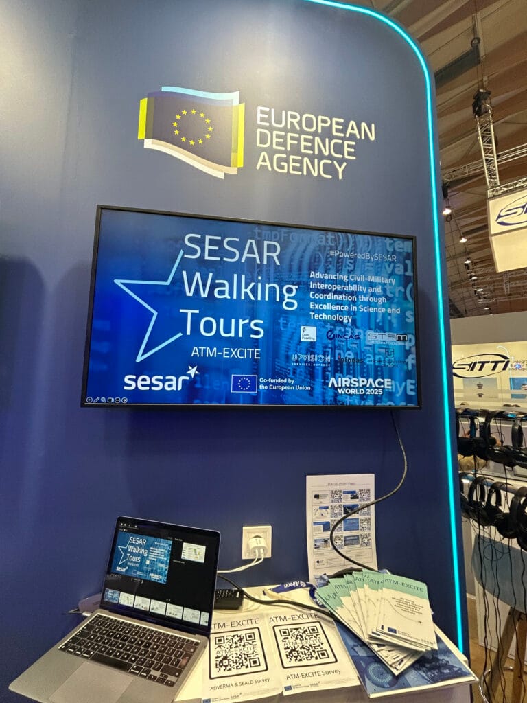 ATM-EXCITE experts showcasing advanced air traffic management technologies